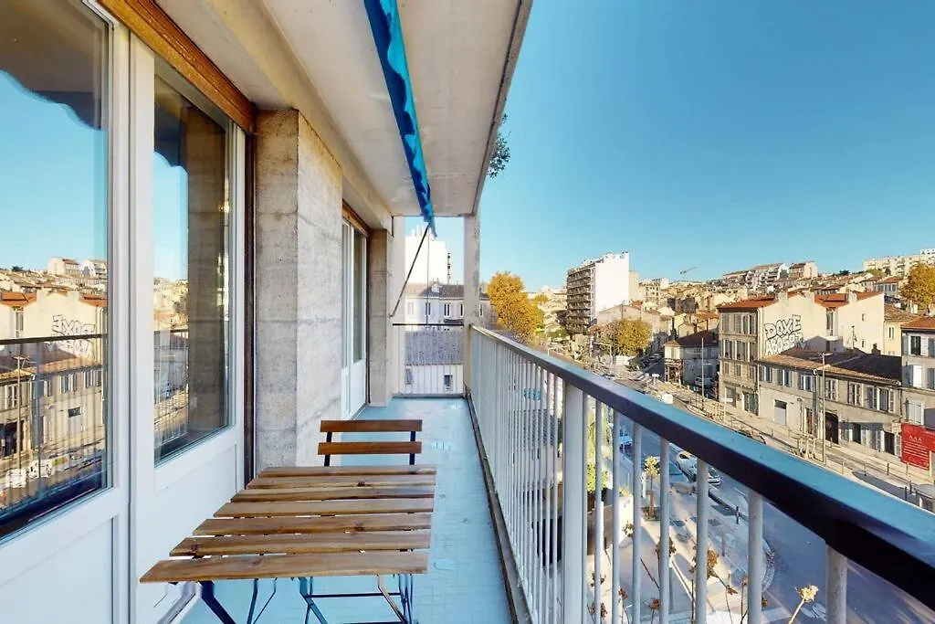 Appartement 4 Chambres 8 Couchages Avec Exterieur Marseille 0*,
